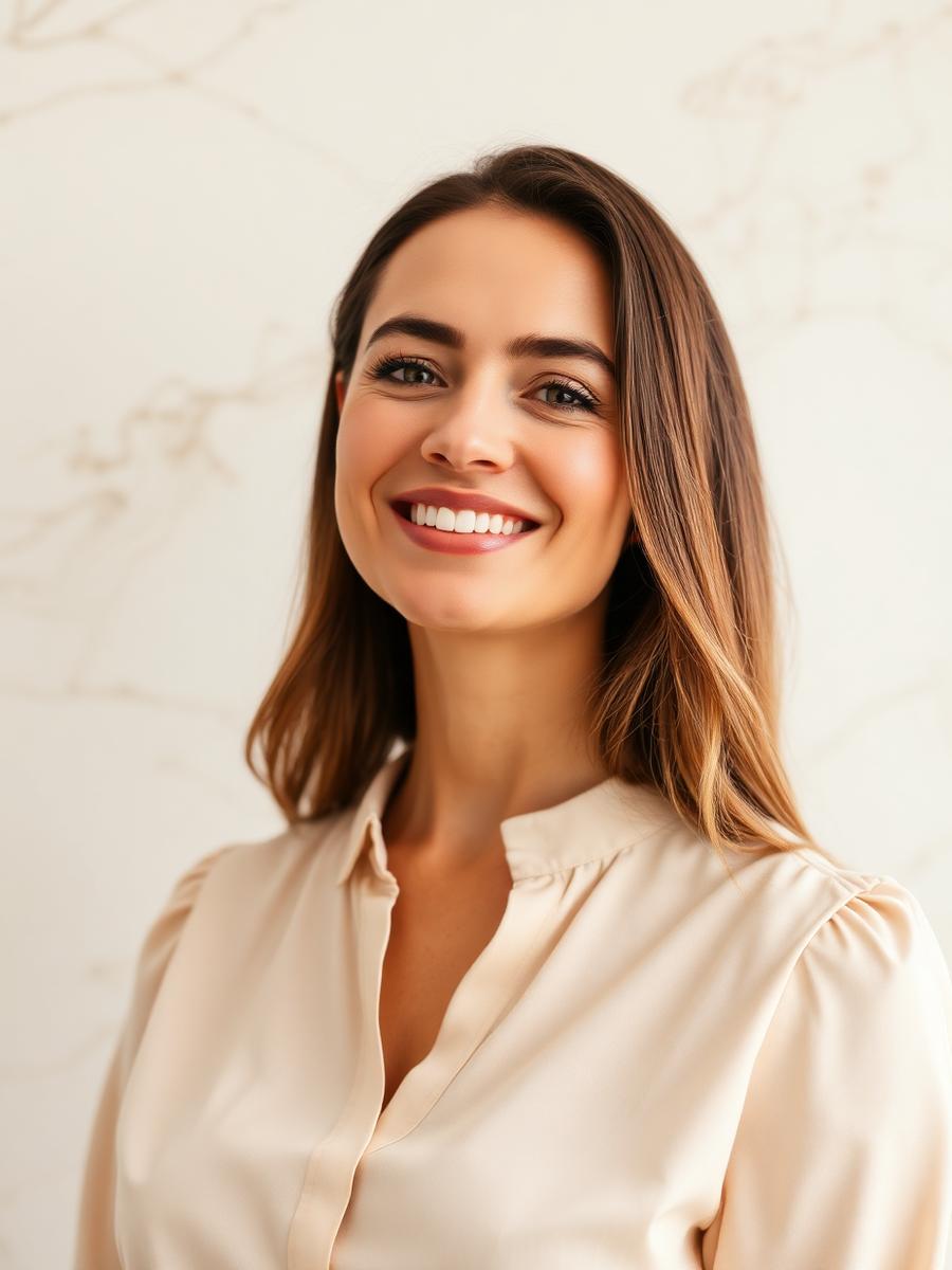 Paciente após protocolo de harmonização facial